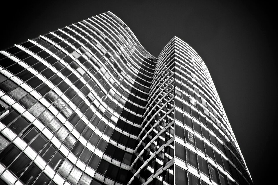 Modern facade building