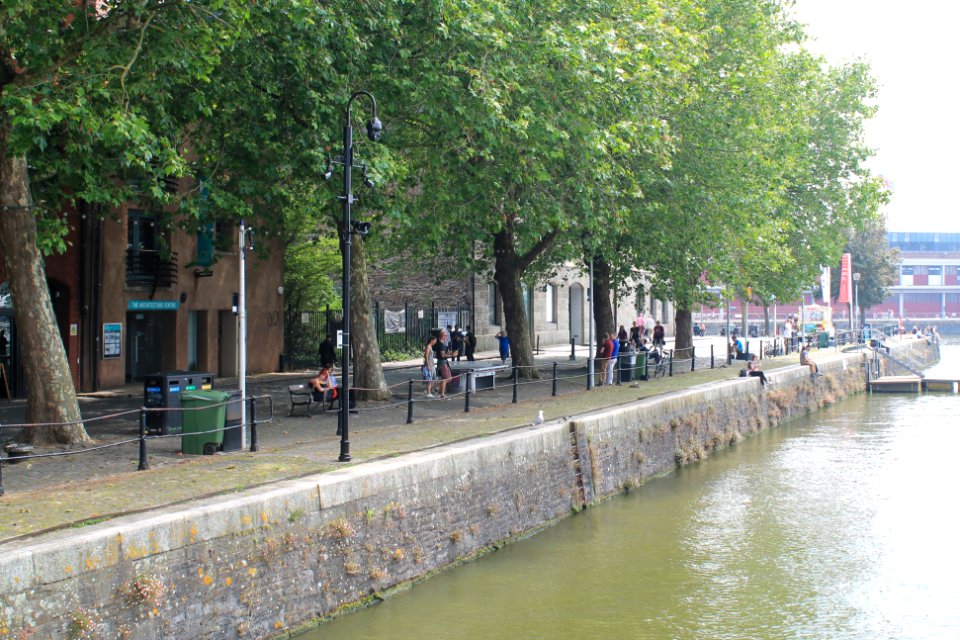 Quay Wall And Bollards To Narrow Quay