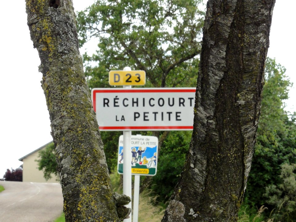 Réchicourt-la-Petite (M-et-M) city limit sign (01)