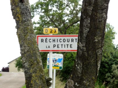 Réchicourt-la-Petite (M-et-M) city limit sign (01)