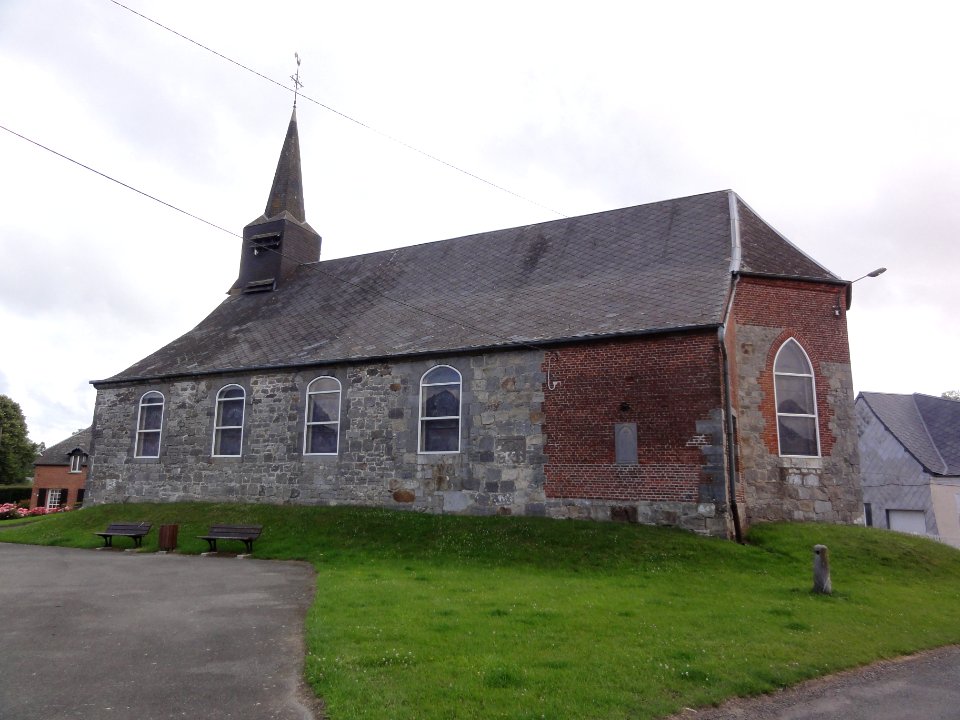 Rocquigny (Aisne) église (sud)