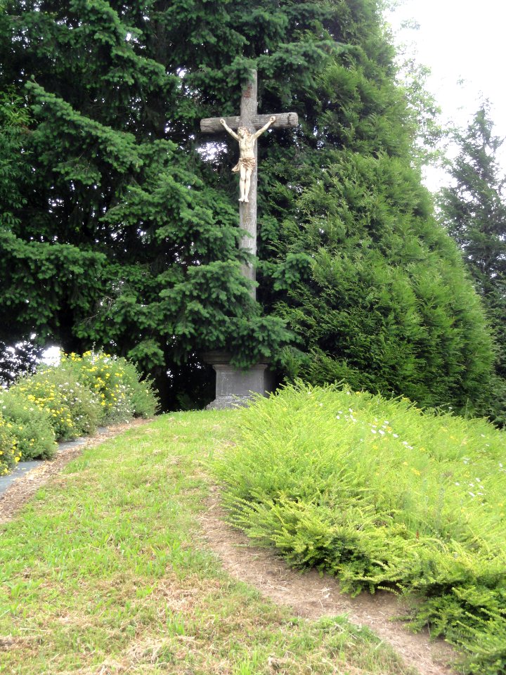 Rocquigny (Aisne) croix de chemin