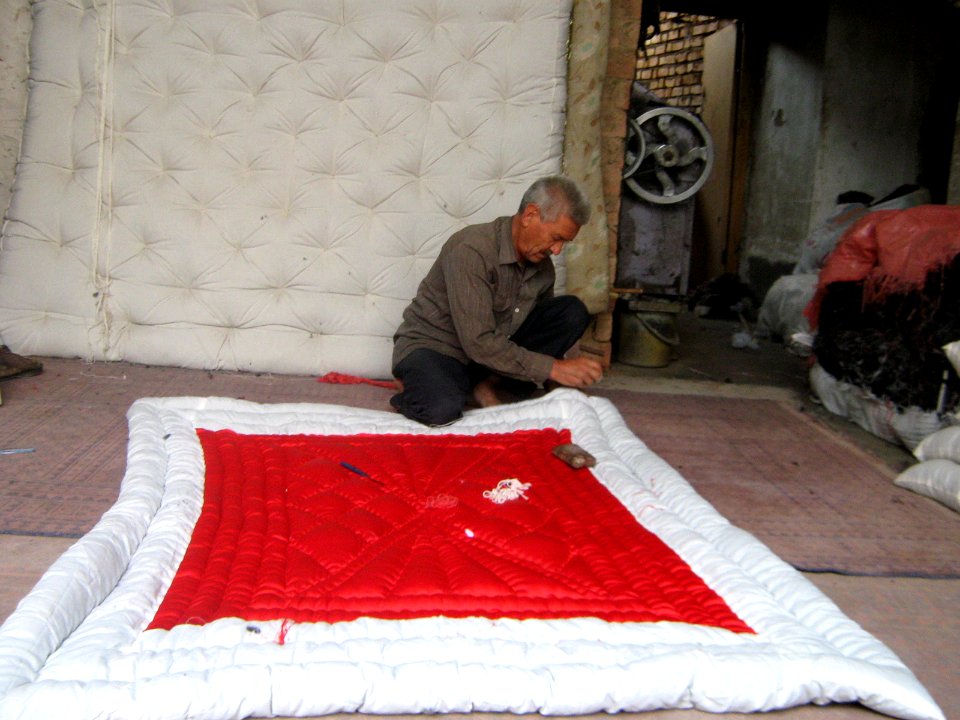 Quilter and quilting in the Bazaar of Nishapur 13