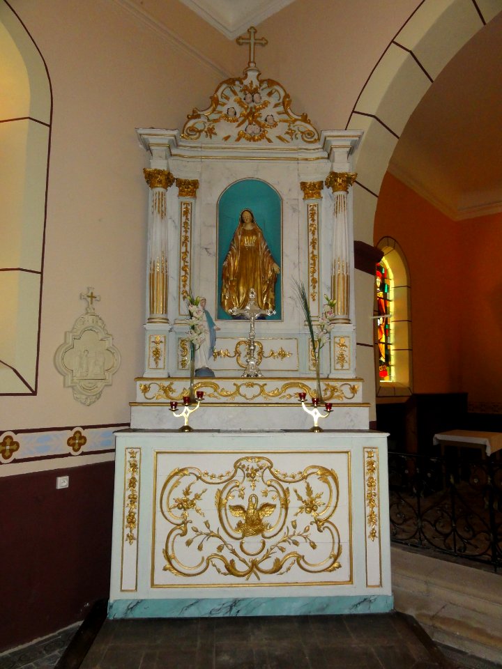 Réclonville (M-et-M) église, autel g