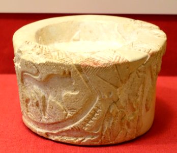 Qustul Incense Burner, Qustal, Nubia, Cemetery L, tomb 24, A-Group, 3200-3000 BC, limestone - Oriental Institute Museum, University of Chicago - DSC08007