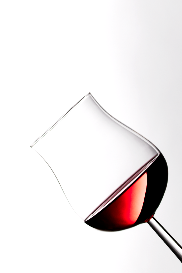 Wine glasses still life transparent