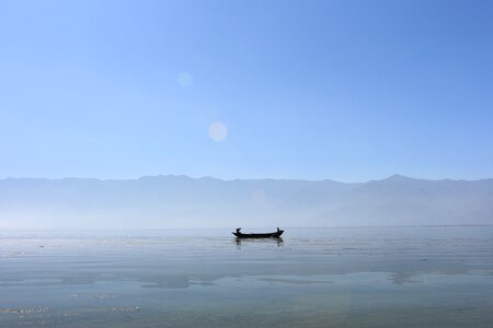 Boat canoe lake