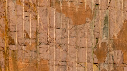 Rocks and texture in Rixö granite quarry 4 photo