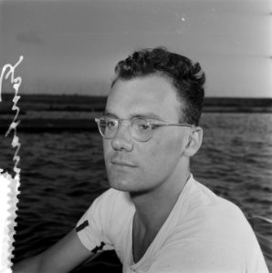 Roeien. Vier met Stuurman. Ton Fontani, Bestanddeelnr 905-1094