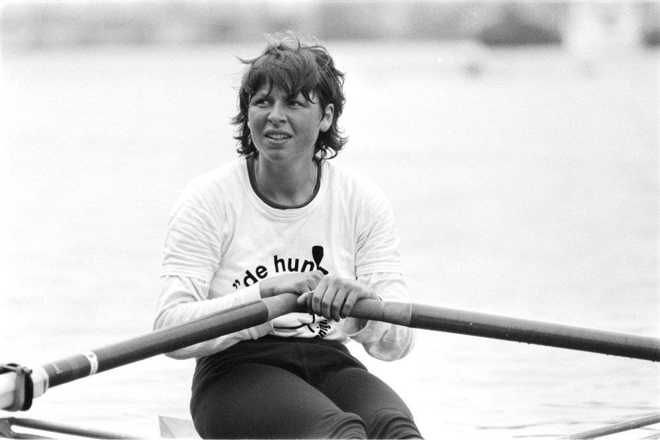 Roeien Skifhead '84 bij de dames won Nicolette Hellema, Bestanddeelnr 932-9271