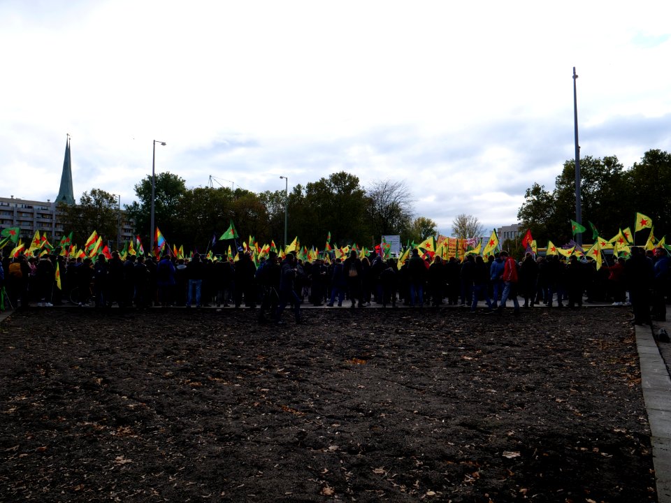 Rojava solidarity demonstration Berlin 2019-11-02 03