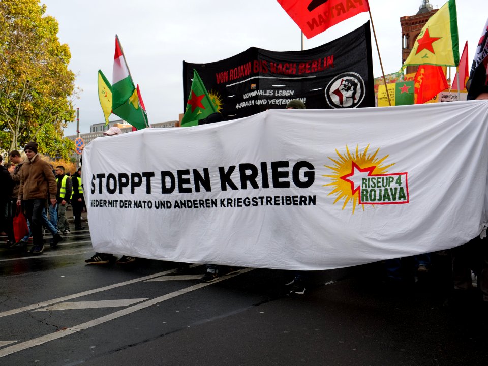 Rojava solidarity demonstration Berlin 2019-11-02 27