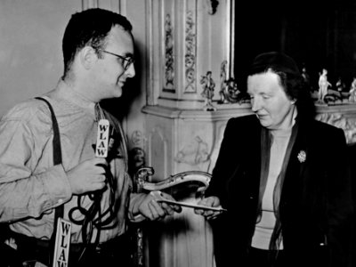 Roderick MacLeish en koningin Juliana (1953)