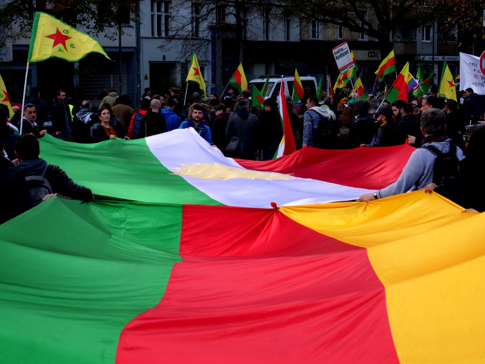 Rojava solidarity demonstration Berlin 2019-11-02 121