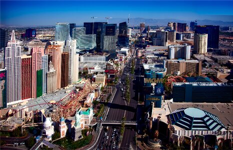 Urban skyline buildings