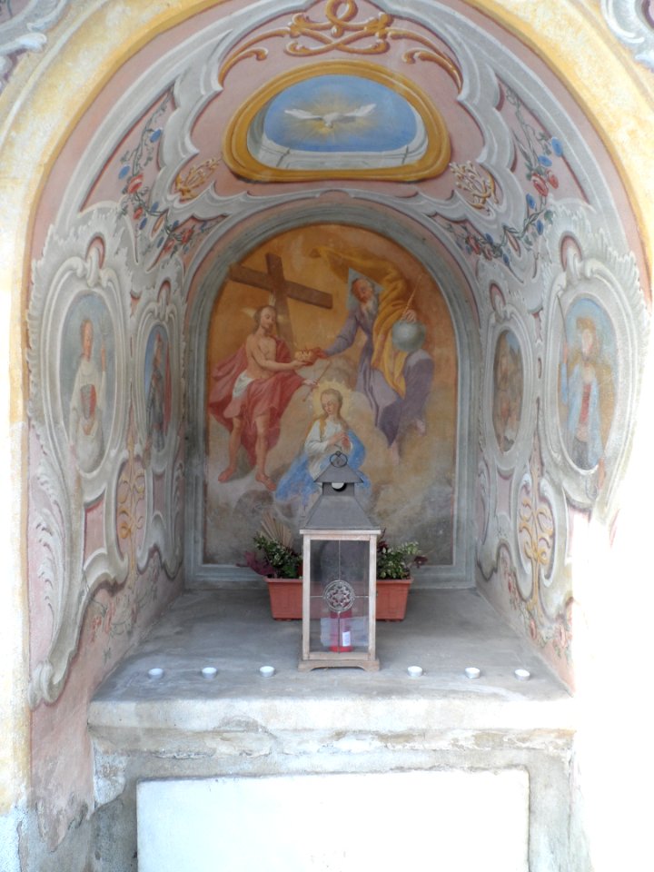 Rodeneck-Bildstock-Pfarrkirche
