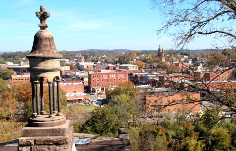 Rome GA viewed from Myrtle Hill Cemetery, Nov 2017