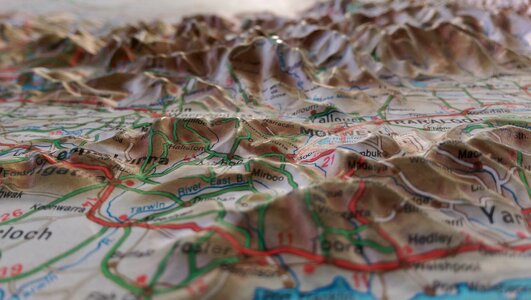 Geography cartography mountain