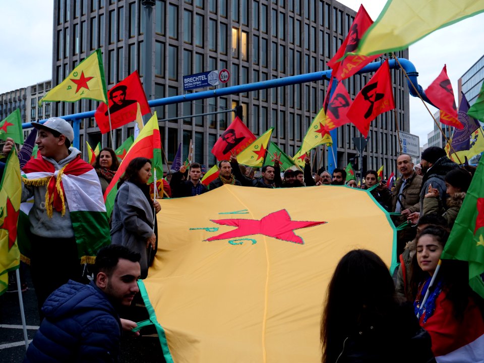 Rojava solidarity demonstration Berlin 2019-11-02 129