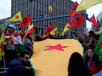 Rojava solidarity demonstration Berlin 2019-11-02 129