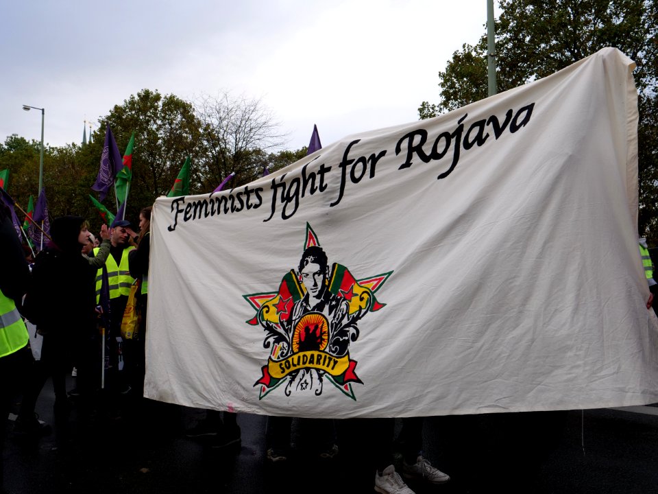 Rojava solidarity demonstration Berlin 2019-11-02 15
