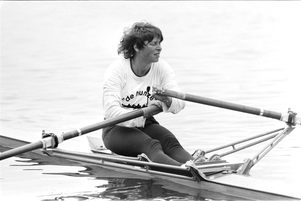 Roeien Skifhead '84 bij de dames won Nicolette Hellema, Bestanddeelnr 932-9272