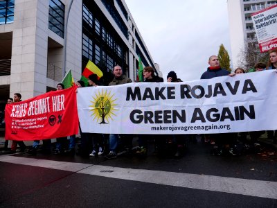 Rojava solidarity demonstration Berlin 2019-11-02 123 photo