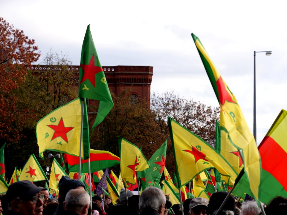 Rojava solidarity demonstration Berlin 2019-11-02 05