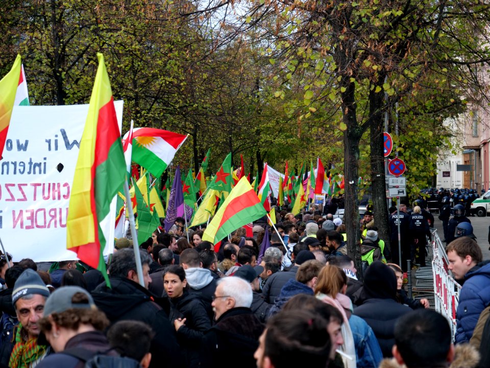 Rojava solidarity demonstration Berlin 2019-11-02 116