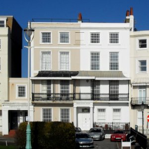 Rokesley House and Grosvenor House, 122–123 Marine Parade, Brighton (NHLE Code 1381739) (January 2010)