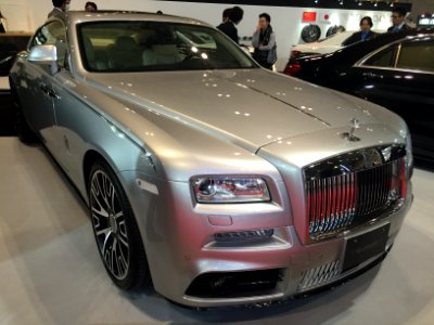 Rolls-Royce Wraith front - Tokyo Auto Salon 2015