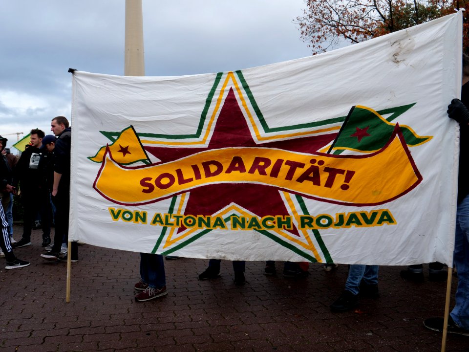 Rojava solidarity demonstration Berlin 2019-11-02 08