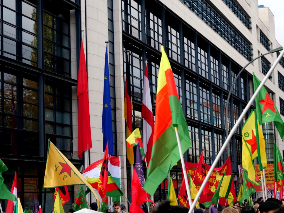 Rojava solidarity demonstration Berlin 2019-11-02 109