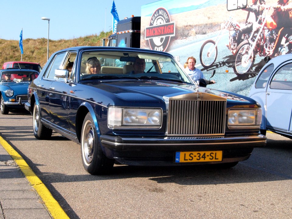 Rolls Royce SILVER SPIRIT dutch licence registration LS-34-SL