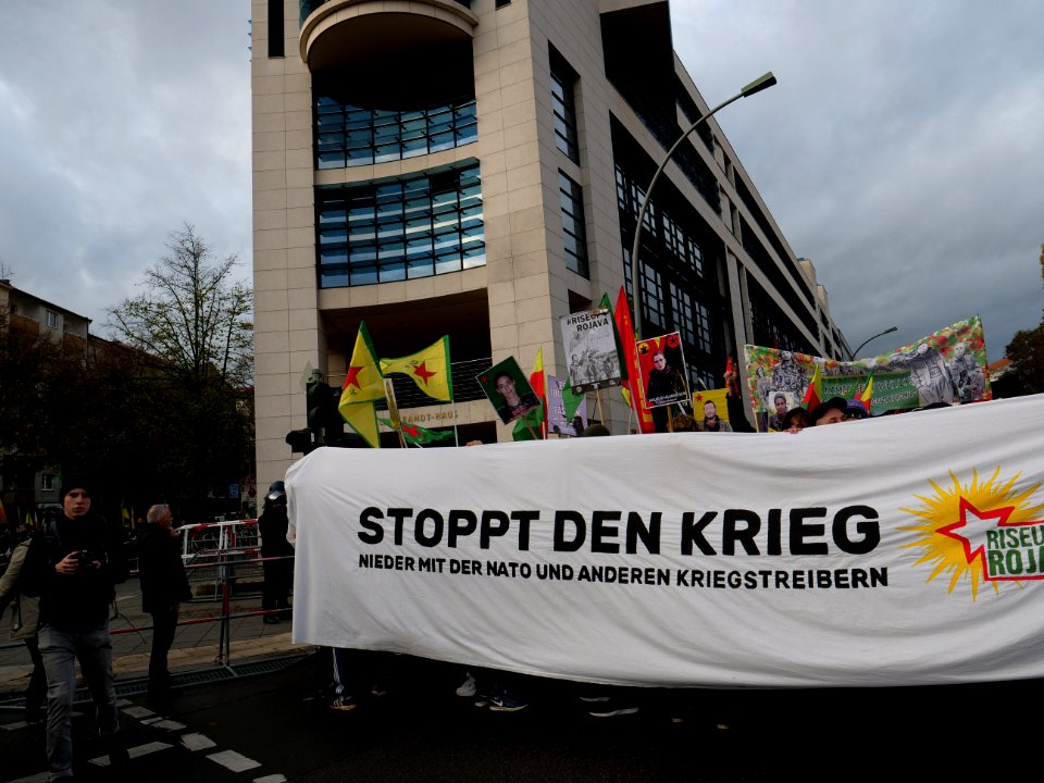 Rojava solidarity demonstration Berlin 2019-11-02 101
