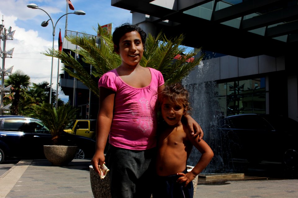 Romakinder in Shkodra Albanien