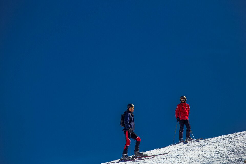 Skiing winter break
