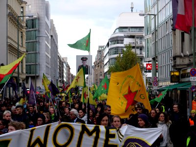 Rojava solidarity demonstration Berlin 2019-11-02 65