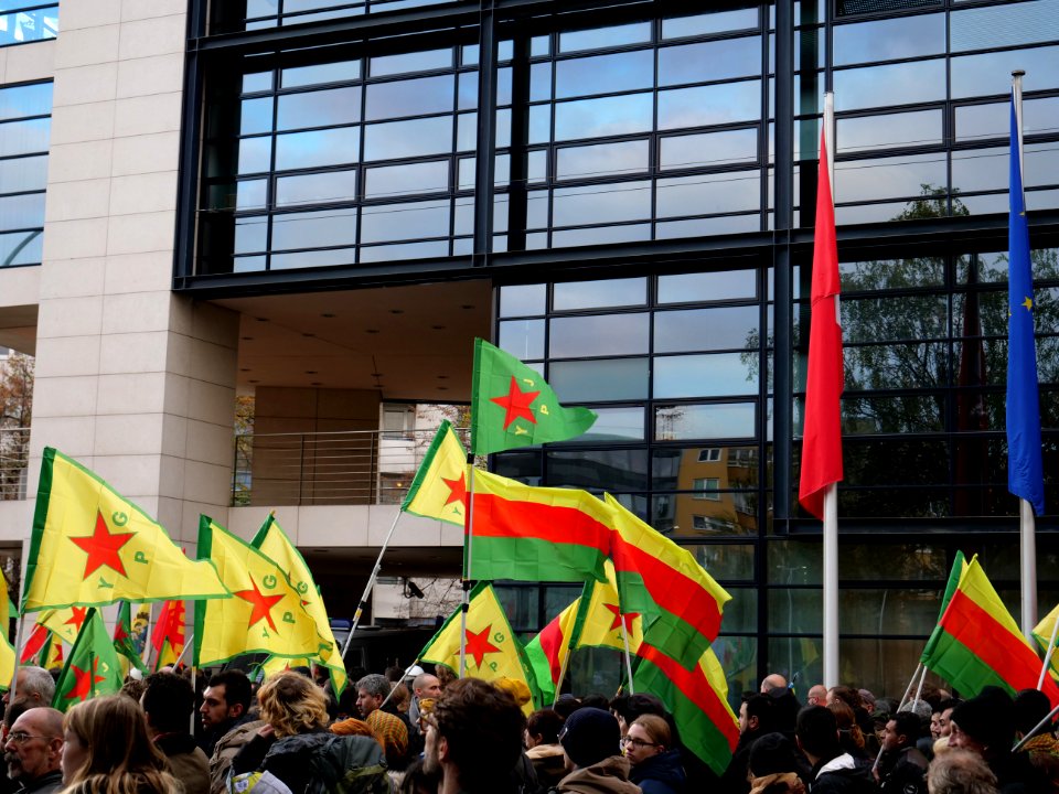 Rojava solidarity demonstration Berlin 2019-11-02 112