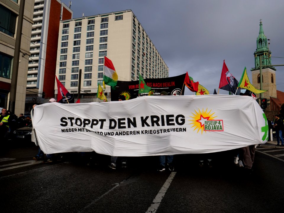 Rojava solidarity demonstration Berlin 2019-11-02 33