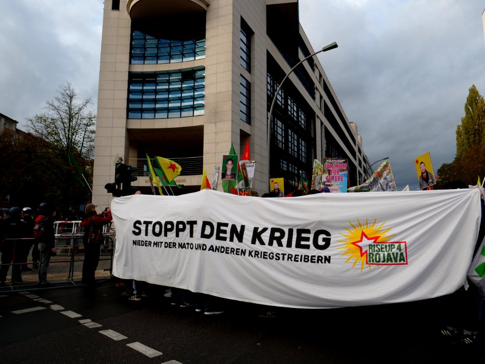 Rojava solidarity demonstration Berlin 2019-11-02 103