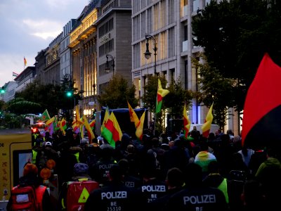 Rojava solidarity demonstration Berlin 2019-10-08 30