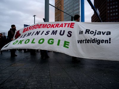 Rojava solidarity demonstration Berlin 2019-11-02 134
