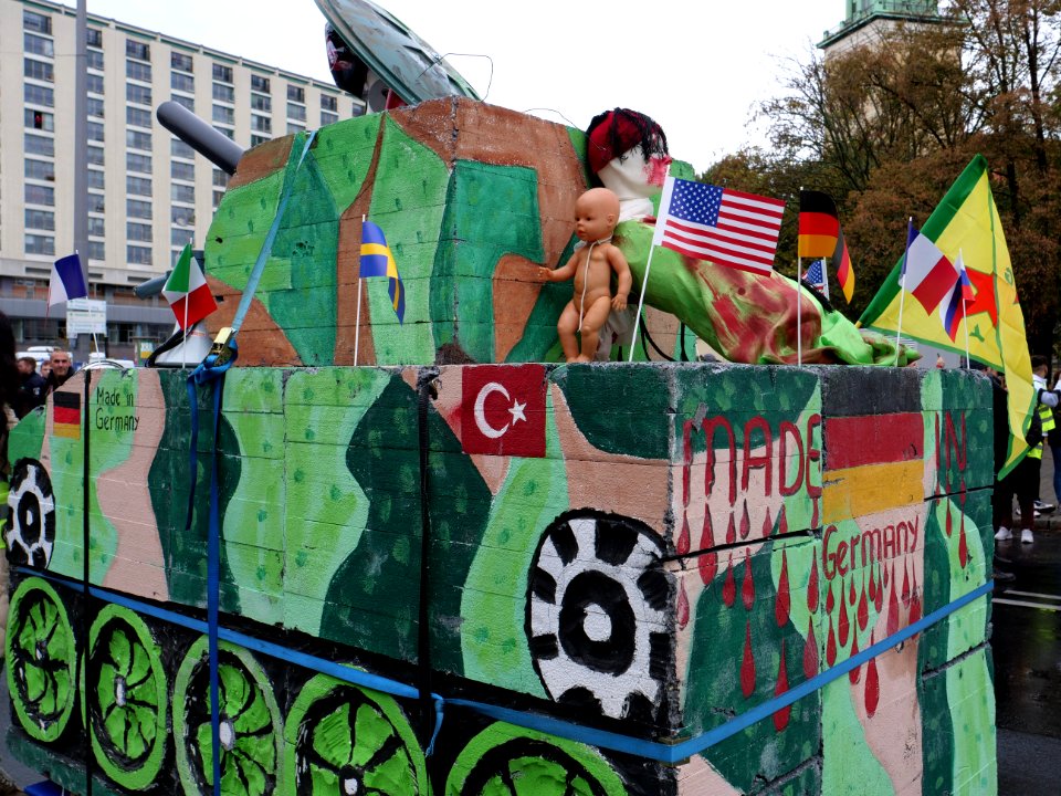 Rojava solidarity demonstration Berlin 2019-11-02 22