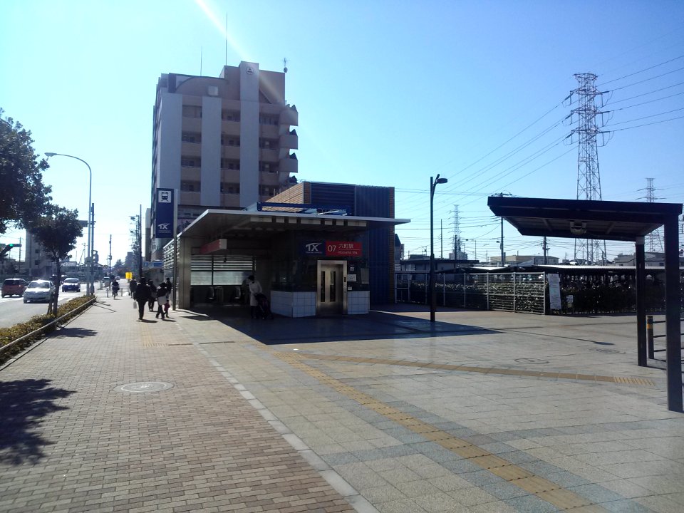 Rokucho station exit A1 20130210a