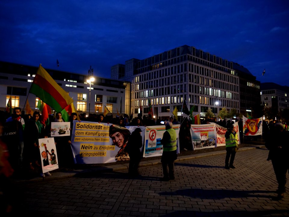 Rojava solidarity demonstration Berlin 2019-10-08 38