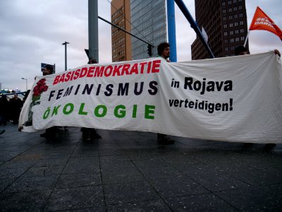 Rojava solidarity demonstration Berlin 2019-11-02 132