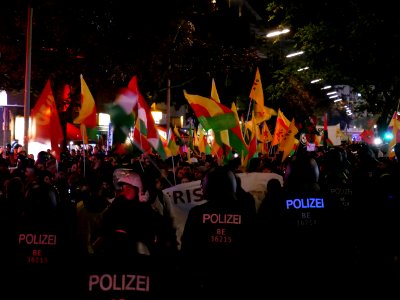 Rojava solidarity demonstration Berlin 2019-10-10 47