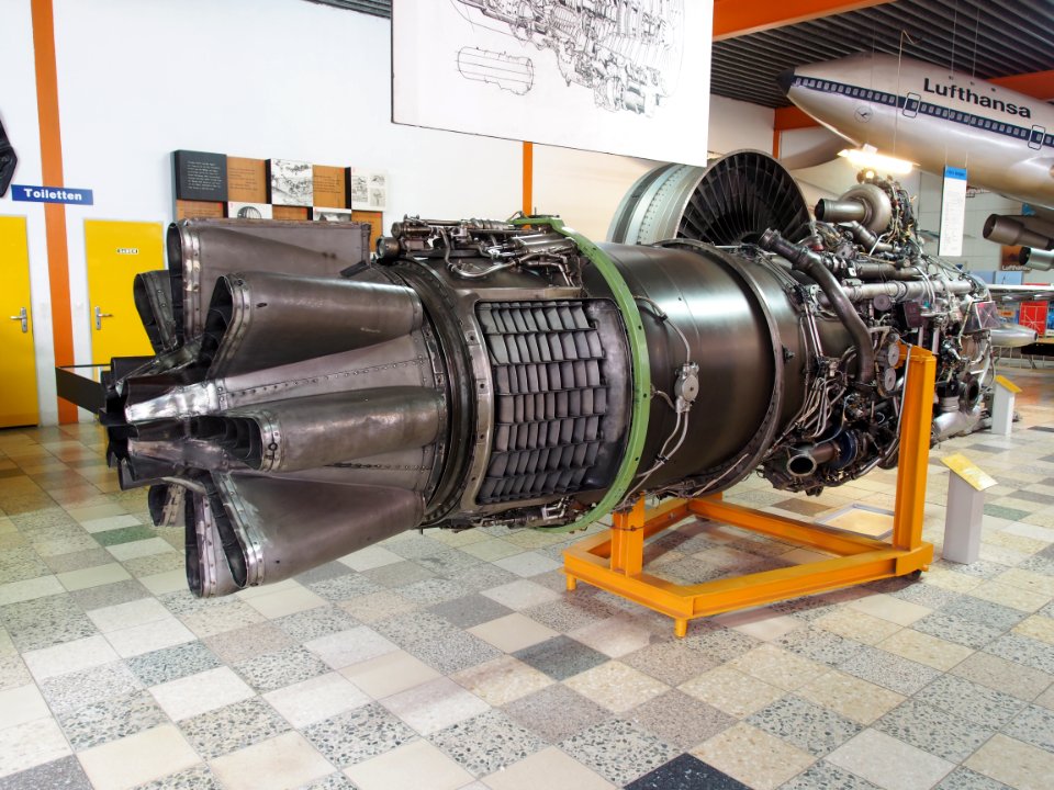 Rolls Royce Conway Mk508 (1959) used in Boeing 707-420 at Flugausstellung Hermeskeil, pic1