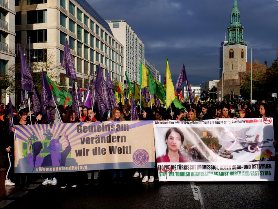 Rojava solidarity demonstration Berlin 2019-11-02 42